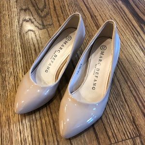 Marc DeFang pageant nude shoe size 12 like new
